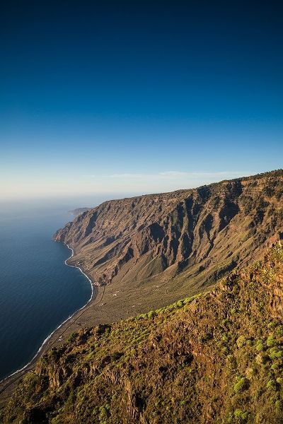 Canary Islands-El Hierro Island-Mirador de Isora-elevated view of the east coast